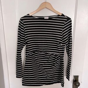 Boob design classic long sleeve top L